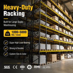Heavy Duty Steel Pallet Rack For Warehouse Factory Distribution Center, Industrial Storage Racking With Custom Sizes