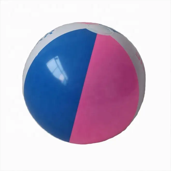 Divertido jogar beachball jogo logotipo personalizado verão água bolas brinquedo crianças multi cor costura inflável praia bola