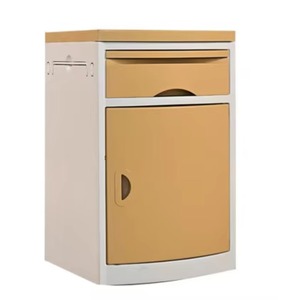 Hot Selling Hospital Furniture Abs Hospital Patient Bedside Trolley Table ABS Hospital Bedside Cabinet With Drawer - Product Image 1