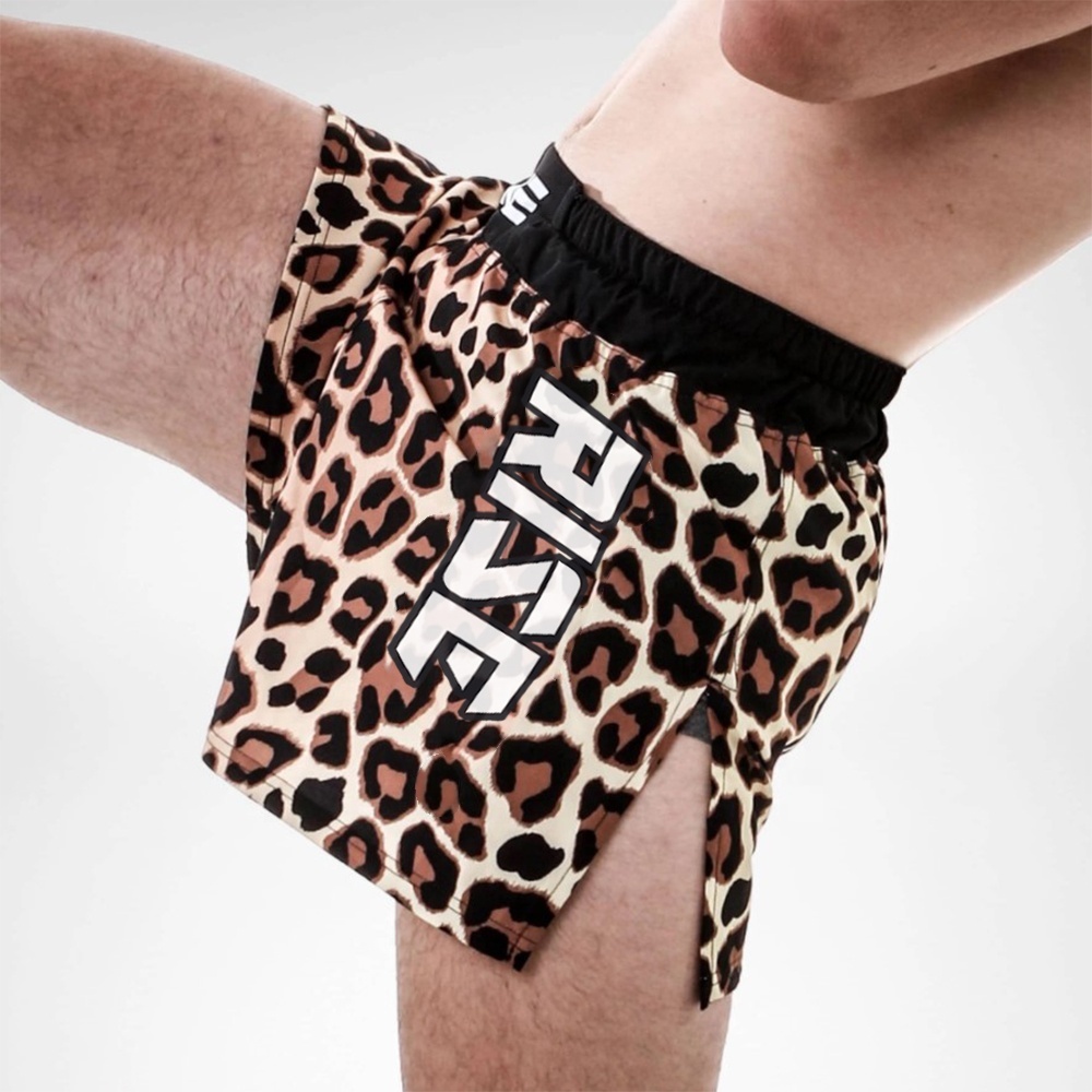 Power Punch Retro Collegiate Two-Tone Satin Boxing Walk-Out Shorts