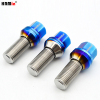 Vis de roue HRMin 19hex Gr5 en titane avec rondelle flottante, vis en titane pour Volvo Lynk & Co M14X1.5*32mm pour accessoires de roue