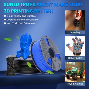 Filament <span class=keywords><strong>SUNLU</strong></span> <span class=keywords><strong>TPU</strong></span> 95A 0,5KG 1,75mm pour imprimante 3D Haute élasticité Résistant à la chaleur Livraison rapide Options multicolores - Product Image 6