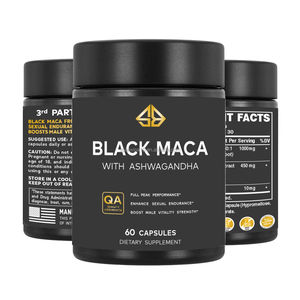 Suplemento Orgánico de Maca Negra y Ashwagandha para el Alivio del Estrés, Mejora de la Energía, Apoyo al Estado de Ánimo y al Sistema Inmunitario, 60 Cápsulas - Product Image 2