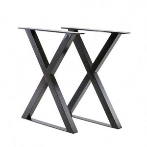 Newly Designed Iron Power Coating Matte Black X Shape <b>Table</b> <b>Legs</b> Custom for Kitchen Hotel Dining & Hospital Use - Product Image 5