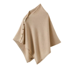 Groothandel 2024 Nieuwe 100% Australian Merino Wol Mijter <span class=keywords><strong>Cape</strong></span> Multi-Functionele Gouden Gesp Buiten Warme <span class=keywords><strong>Cape</strong></span> Voor Vrouwen - Product Image 3