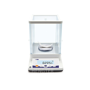 Elektronische Waage mit zwei Displays, 0,004 g, 110 g Kapazität, Aluminiumgehäuse, Laborwaage JA103P, interne Kalibrierung, 3 Sekunden stabil - Product Image 4