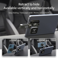 Support de téléphone portable pliable et rotatif anti-vibration en alliage de zinc de haute qualité, livraison rapide, idéal pour une utilisation en voiture