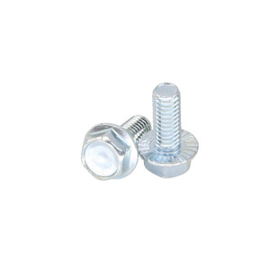 Vis à tête hexagonale galvanisées de qualité garantie, grade 5, norme américaine, boulons dentés - Product Image 3