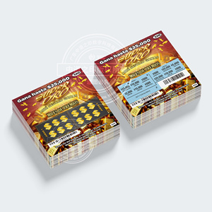 Bán buôn tùy chỉnh đẹp Scratch thẻ in Xổ Số Scratch Off thẻ Scratch-off Chiến Thắng Nhà cung cấp thẻ - Product Image 2