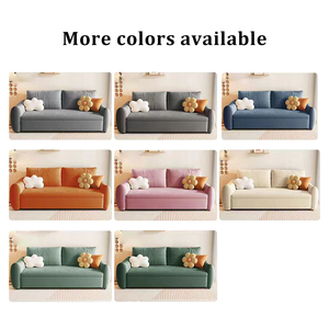 Sofá Cama de 3 Plazas con Estructura Metálica Plegable, Tapizado en Tela, Moderno y de Lujo para Sala de Estar - Product Image 5