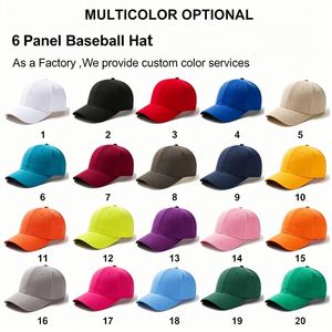 Casquette de baseball ajustable à 6 panneaux en coton pour sports de plein air avec logo personnalisé, visière plate, casquette de sport vierge - Product Image 4