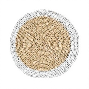 Nouveau design moderne, set de table en rotin et bambou tressé à la main avec motif végétal, en coton naturel et corde de papier, pour la maison ou les mariages - Product Image 6