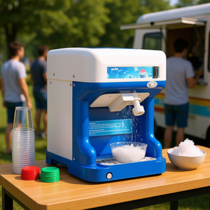 Máquina Trituradora de Hielo Eléctrica Comercial Vevor 286Lbs H, Máquina para Hacer Conos de Nieve, Control Manual - Product Image 2