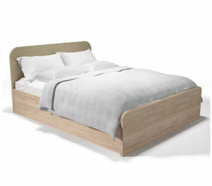 Высококачественная Удобная школьная Студенческая квартира общежитие отель деревянная круглая угловая двуспальная кровать для продажи - Product Image 1