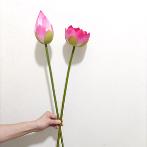 Nuovi affascinanti fiori <span class=keywords><strong>di</strong></span> loto artificiale finto bocciolo <span class=keywords><strong>di</strong></span> loto fiori decorativi <span class=keywords><strong>di</strong></span> <span class=keywords><strong>ninfea</strong></span> <span class=keywords><strong>di</strong></span> seta - Product Image 6