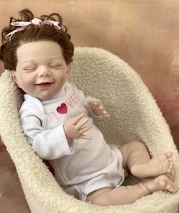 Dot Corazon Cabello Enraizado Mano, bentuk mahkota hidup Bzdoll puting lembut Mini modis boneka dibuat kembali - Product Image 2