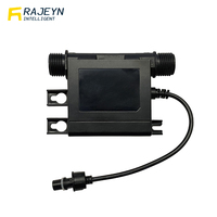 Adaptateur de robinet intelligent sans contact automatique Rajeyn avec capteur infrarouge, finition chromée, montage sur plan, boîtier de commande compact