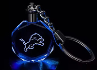 Porte-clés en cristal LED K9 avec design de carte des étoiles flottante - Idéal pour une visibilité nocturne, les cadeaux de fête ou comme souvenir unique