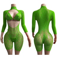 Tenues de danse exotiques en diamant, ensembles de 3 pièces, disponibles auprès des fournisseurs originaux, au prix le plus bas