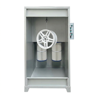 Kit complet de peinture électrostatique pour petites pièces métalliques avec ventilateur d'extraction pour cabine de peinture et four de séchage
