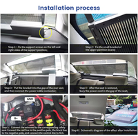 Letrero Publicitario LED para Automóviles P2.6 4G WiFi GPS IP65 a Todo Color con Animación para Gestión de Flotas de Taxis y Autobuses