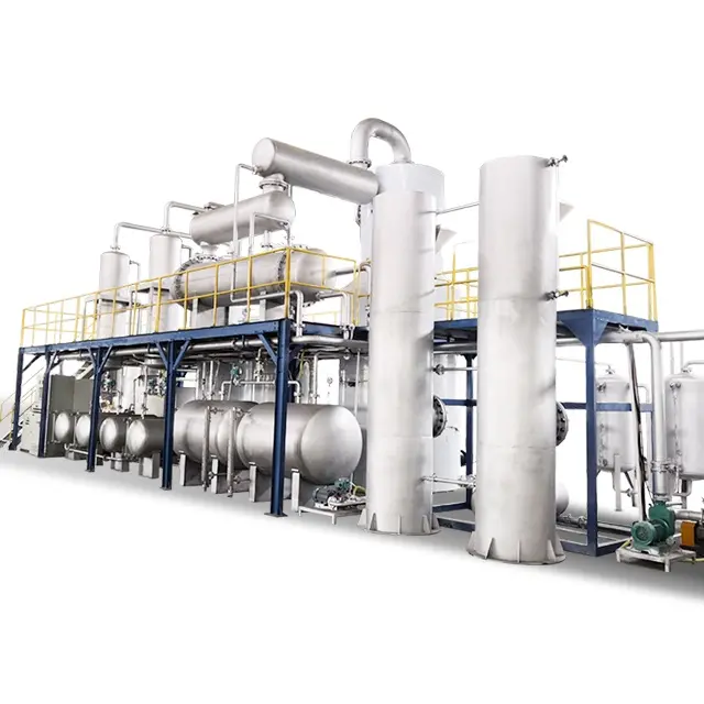 Complete 4 Stages Condenser Mini Oil Distillation Column for SN150 to SN300 Base Oil