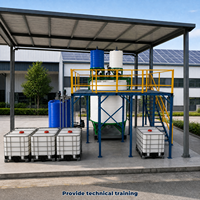 5000L PCE Ekipmanlı Polietilen Paslanmaz Çelik Sentez Tesisi Ölçüm ve Besleme Platformlu FRHSPCE-5000