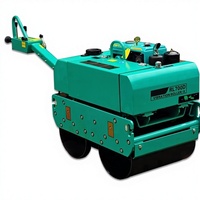 Compacteur routier vibrant à double tambour, autopropulsé, avec moteur Kama et pompe POCLAIN |   6 types