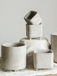 Heavy Duty Urban Concrete <b>Planter</b> Commercial Public Space Cement Tree Pot Architectural GFRC Landscape Manufacturer Vietnam - Product Image 2
