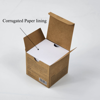Emballage en papier kraft recyclable personnalisé, boîte d'emballage en carton pour cosmétiques, boîte pliante pour flacon d'huile essentielle