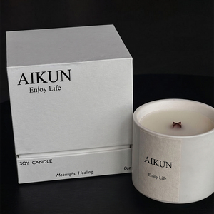 AIKUN Manufacturer Decorative Ceramic Jar Soy Wax Scented <b>Candles</b> for Party Wedding <b>Dinner</b> - Product Image 1