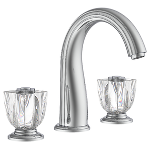 Rubinetto da Bagno UPC Classic Gooseneck Gold 8 Pollici in Ottone con Due Maniglie e 3 Fori per <span class=keywords><strong>Acqua</strong></span> Calda e Fredda - Product Image 4