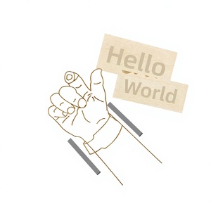 Nueva Pulsera de Madera para Bebé con Diseño '<span class=keywords><strong>Hola</strong></span> <span class=keywords><strong>Mundo</strong></span>', Tarjeta Conmemorativa de Nacimiento, Cumpleaños y Luna Llena, Regalo - Product Image 1