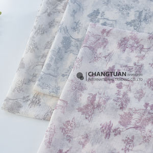 <span class=keywords><strong>Tissu</strong></span> en Chiffon Imprimé à la Feuille d'Argent pour Robe Femme, <span class=keywords><strong>Tissu</strong></span> Toile de <span class=keywords><strong>Jouy</strong></span> - Product Image 1