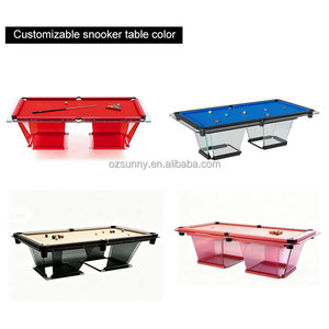 Table de <span class=keywords><strong>billard</strong></span> de luxe en verre, style <span class=keywords><strong>américain</strong></span>, pour 8 boules, 7, 8 ou 9 pieds, avec plateau en ardoise, professionnelle, pour usage intérieur et commercial - Product Image 2