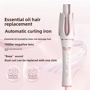 MESKY Nouveau produit Chauffage PTC pour usage domestique avec huile 28 mm ou 32 mm <span class=keywords><strong>Fer</strong></span> à friser automatique rose - Product Image 2