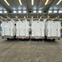 Remorque BBQ clé en main personnalisée avec système à gaz certifié DOT, double essieu, pour aéroport, usine, fabricant