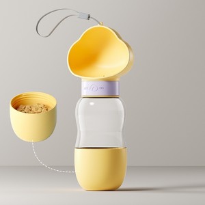 Ngoài Trời Pet Nước Chai Nước Dispenser Xách Tay Pet Cup Đi Kèm Con Chó Thực Phẩm Nước Chai - Product Image 6