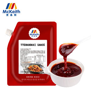 <span class=keywords><strong>Sauce</strong></span> <span class=keywords><strong>Topokki</strong></span> coréenne de haute qualité, prix bas, couleur rouge, saveur intense, échantillon gratuit dans un emballage en sachet - Product Image 2