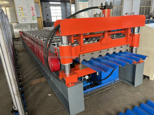 Màu thép ngói ibr tấm cuộn hình thành máy cắt mái/Kim loại Máy uốn ngói hình thành - Product Image 5