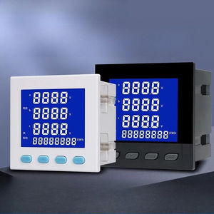 Compteur de puissance multifonctionnel à cristaux liquides triphasé, compteur de courant, compteur de tension, compteur de puissance, compteur de fréquence, facteur de puissance - Product Image 1