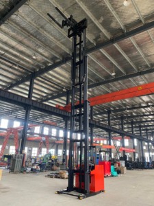 1,5 T 10M 12M VNA Foklift Carretilla elevadora de vía estrecha 1600 mm Carretilla elevadora eléctrica de trabajo de pasillo Carretilla elevadora de 3 vías - Product Image 2