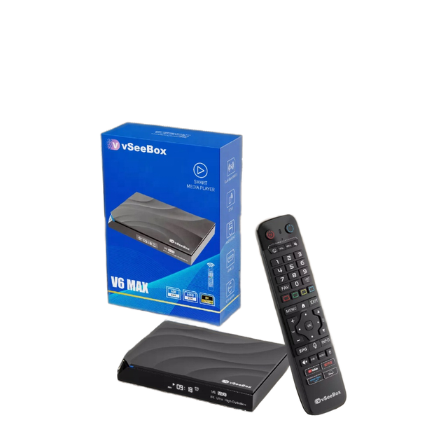 Wholesale Vseebox V6 Max/Plus Android 14 Quad Core TV Box 6K Resolution No Monthly Fee Large Space Fast Running Retail Sale