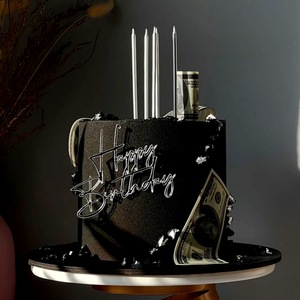 Honey And Sweetness Happy Birthday <b>Cake</b> Decor Acrylic Plug In For Birthday <b>Cake</b> <b>Decorating</b> <b>Supplies</b> - Product Image 1