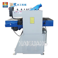 Raboteuse industrielle professionnelle automatique double face robuste 4 moteurs 380V 5.5+9kW 8 lames largeur max. 840mm