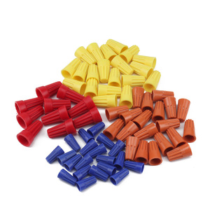 Spring Terminal Cap 70 Pcs Blue ABS Waterproof Wire Connector <b>Plug</b> In <b>Adapters</b> For Electrical Wiring - Product Image 4