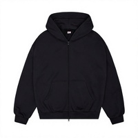 Sudadera con capucha Black Galaxy Stars con cremallera completa para hombre, de forro polar, con bolsillos frontales
