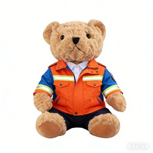 MSYO Ours en peluche personnalisé de haute qualité avec vêtements, costume d'ours en peluche à thème pour animaux en peluche, vêtements de poupée de Noël, vente en gros - Product Image 4