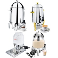 Dispensador de Café Caliente de Acero Inoxidable para Hotel, Restaurante, de Gran Capacidad, 13L