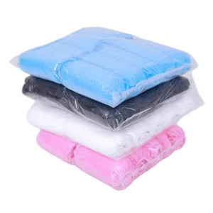 Protège-chaussures <span class=keywords><strong>jetables</strong></span> en PP 35g bleus, longs jusqu'au genou, avec embout en acier, anti-poussière, fermeture à élastique, personnalisables OEM, prix usine - Product Image 4